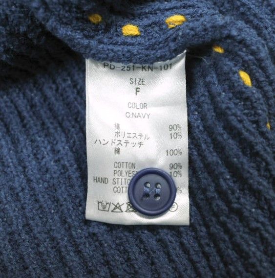 PHINGERIN フィンガリン 25SS PG1 BEACH SHIRT ハンドステッチニット