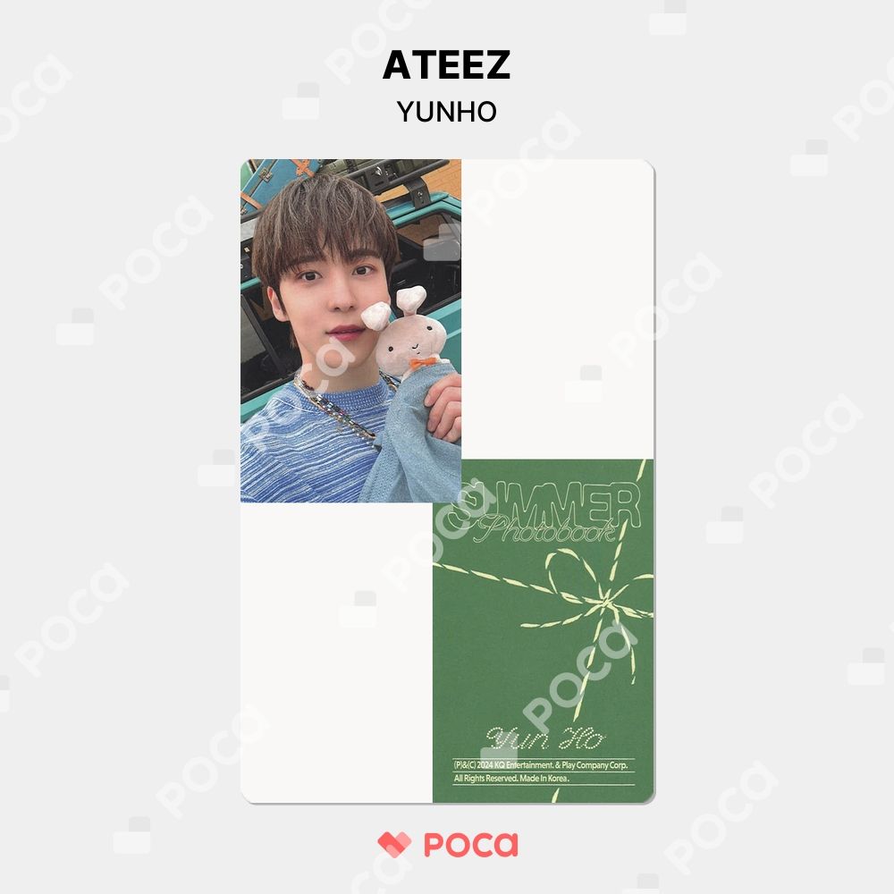 ATEEZ ユノ トレカ ATEEZ 2024 SUMMER PHOTOBOOK PLAYCODE ver