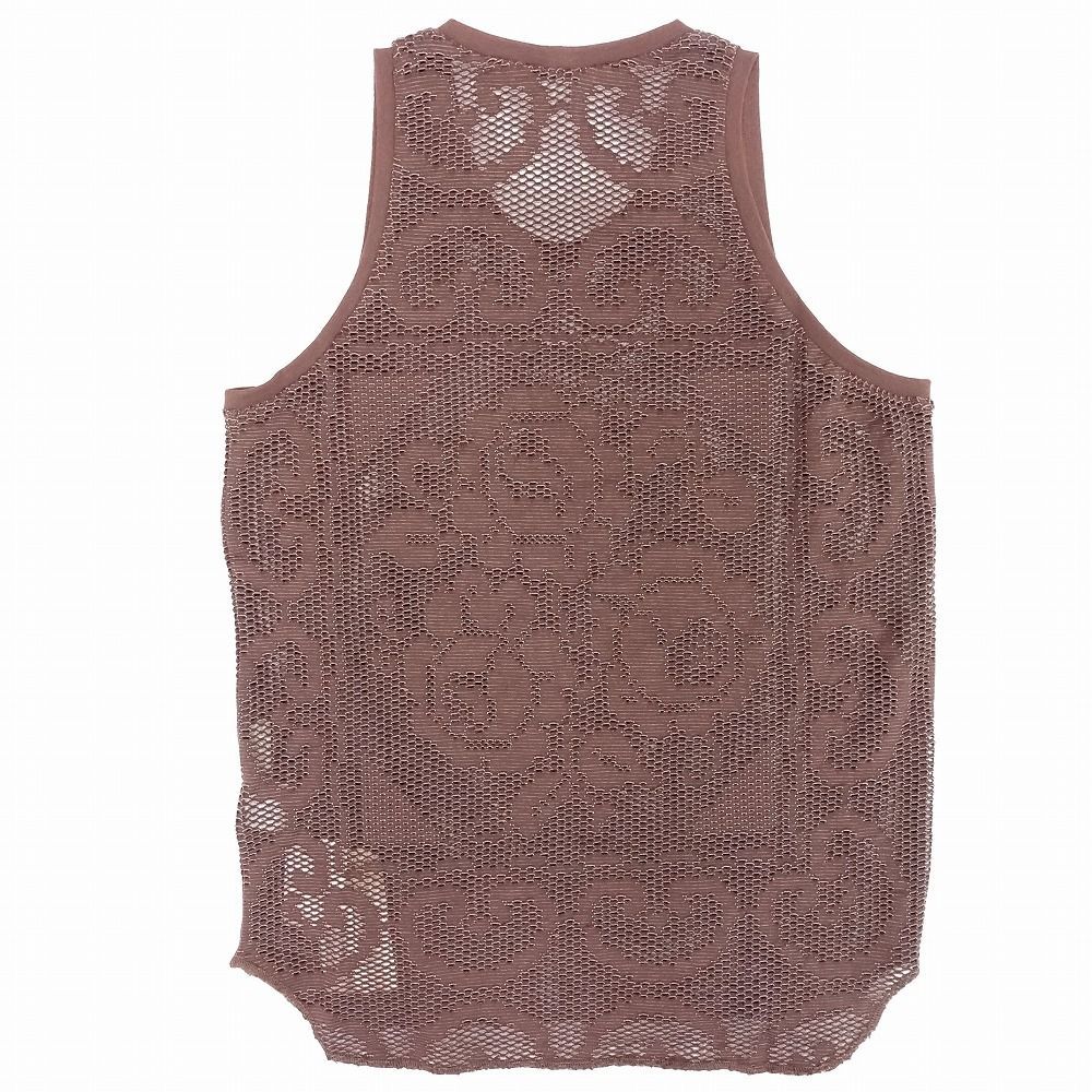 未使用品 25ss jonnlynx ジョンリンクス mesh flower tank メッシュ