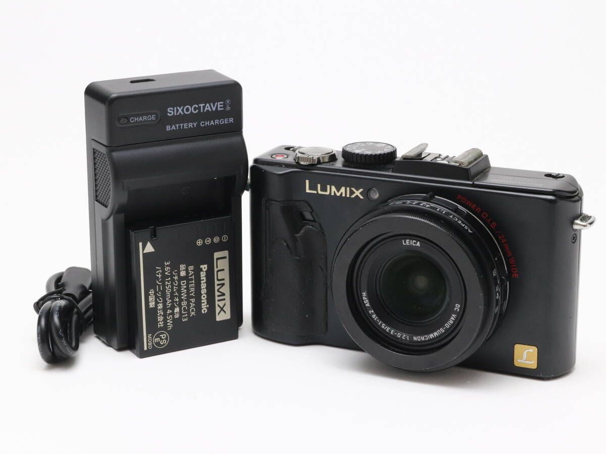 D Panasonic パナソニック LUMIX DMC-LX5 ブラック 返品不可 66-54