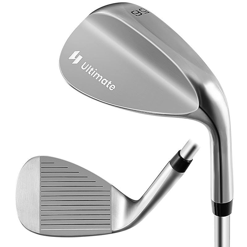 BestBuy ウェッジ ロフト56度/60度 右利き用 長さ35.5インチ ゴルフクラブ サンドウェッジ ロブウェッジ 角溝 ステンレススチール製シャフト ラバーグリップ 初心者 中級者 上級者 メンズ レディ