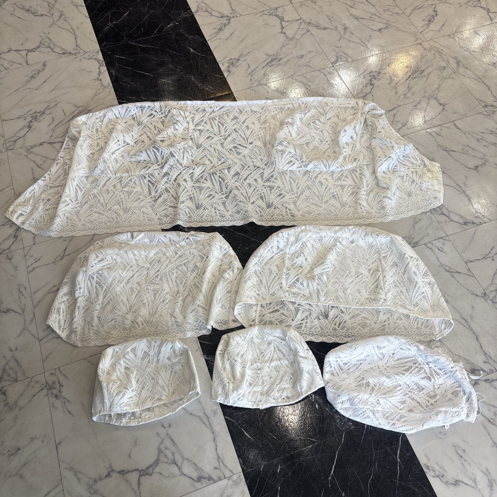 日産 C35 ローレル後期 メダリスト 純正シートカバー シートレース ⑤