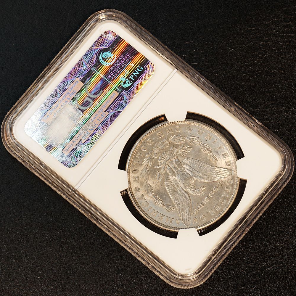 ○アメリカ 1884年O PCGS MS65 モルガンダラー １ドル銀貨 - 貨幣