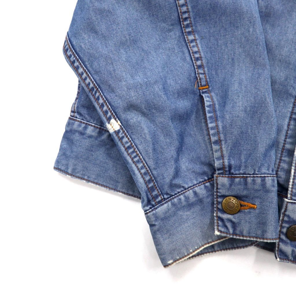 KENZO jeans 90年代 バックロゴ デニムジャケット Gジャン L 2025年最新】Kenzo メンズ Gジャン・デニムジャケットの人気アイテム