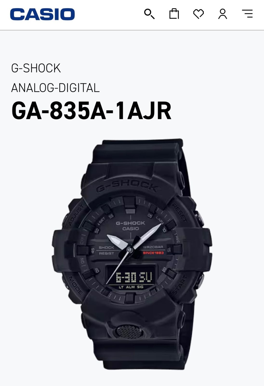T596）希少！ 限定モデル 極美品 正常稼動 CASIO カシオ G-SHOCK