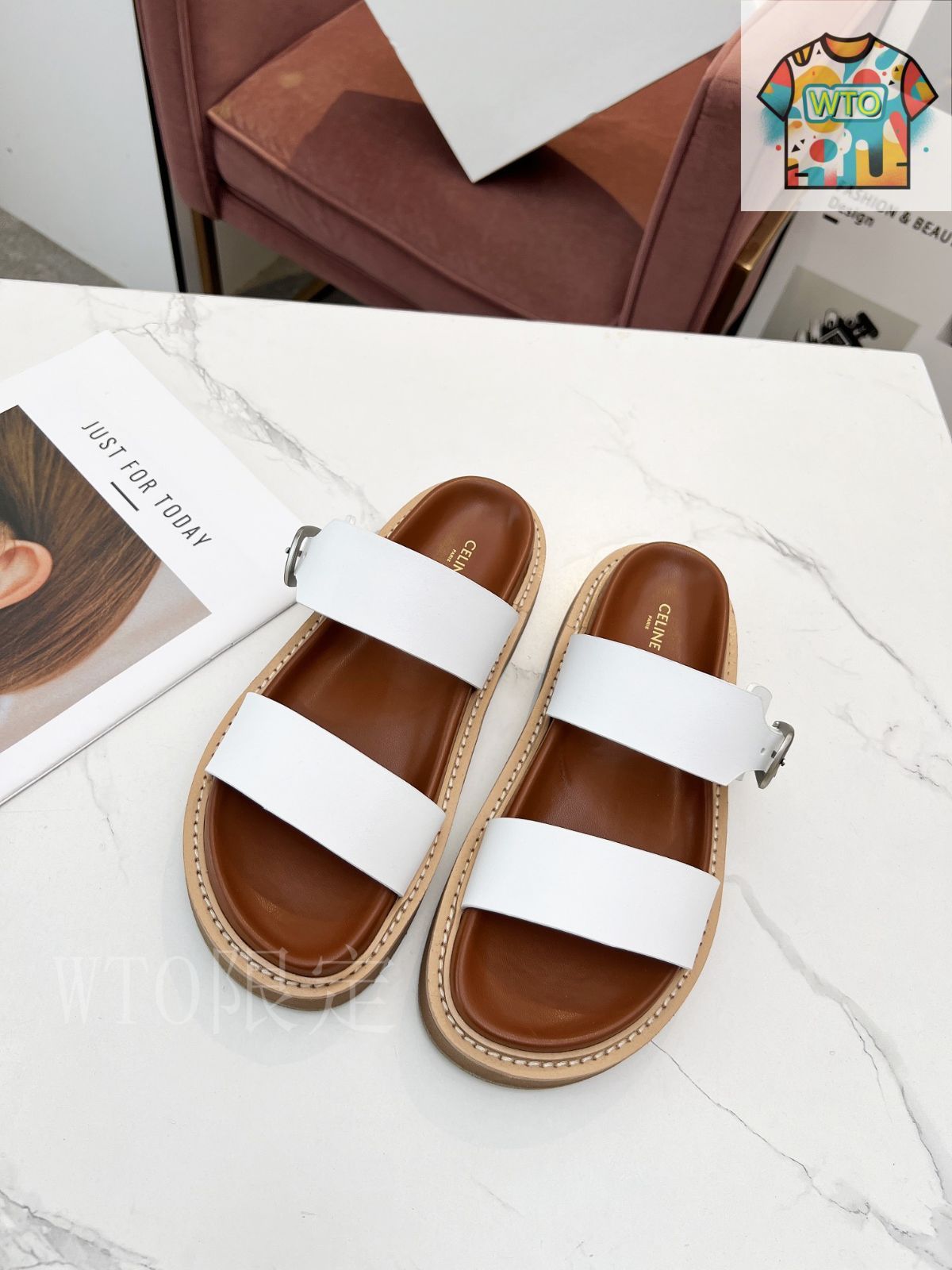 CELINE セリーヌ サンダル メッシュ 網 ブラック（黒）系 23.5cm CELINE(セリーヌ