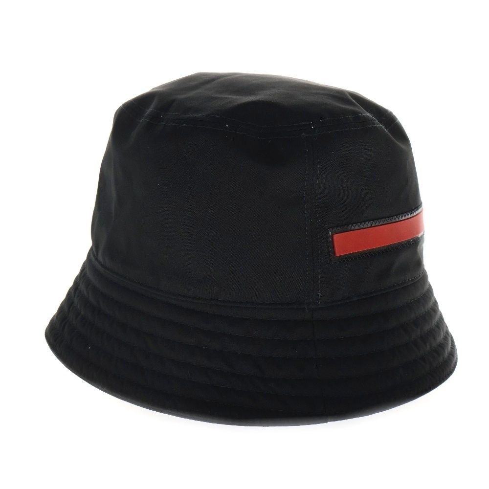 PRADA テクニカルファブリック バケットハット ○美中古 プラダ PRADAテクニカルファブリックバケットハット