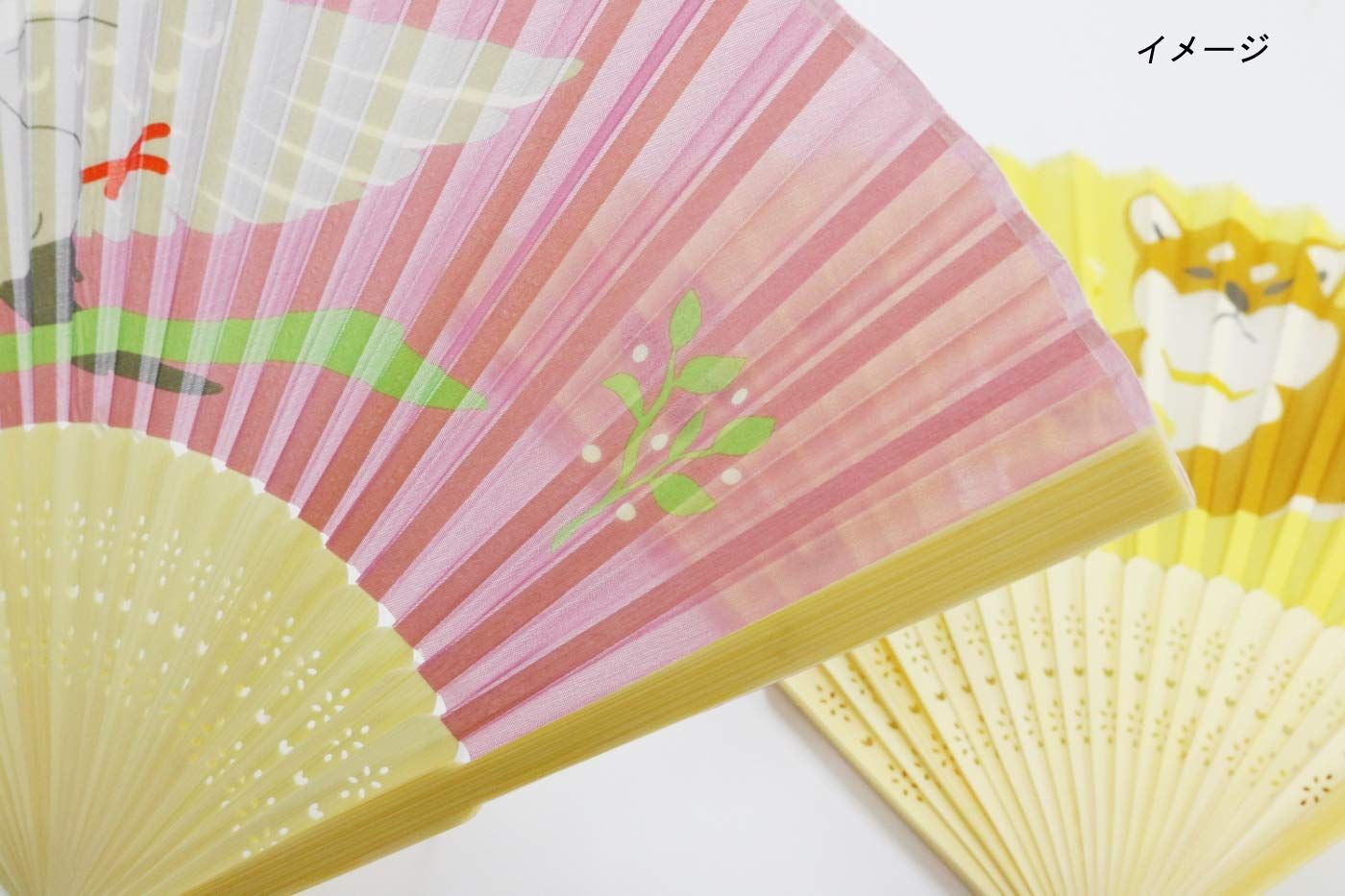 シルク扇子 袋付