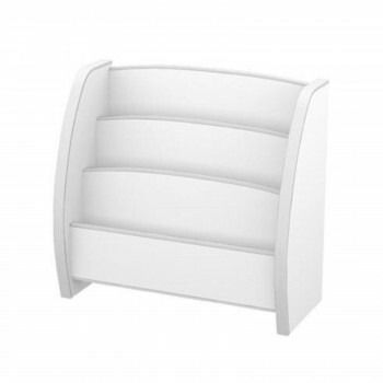 知育家具 EVAキッズシリーズ えほんたて トールタイプ PS-65M W ホワイト