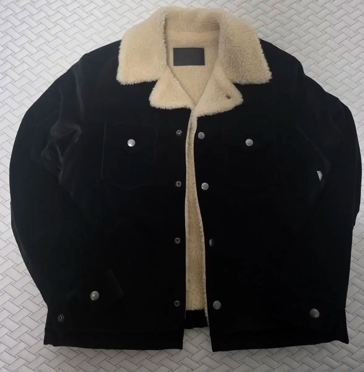 サンドロ シープスキン コーデュロイ シアリング ジャケット KANDAIZUMI_COM