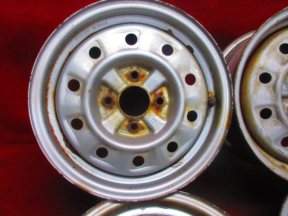 スチール ホイール 4本 日産 純正 15×6J 4穴114.3 +40 シルビア