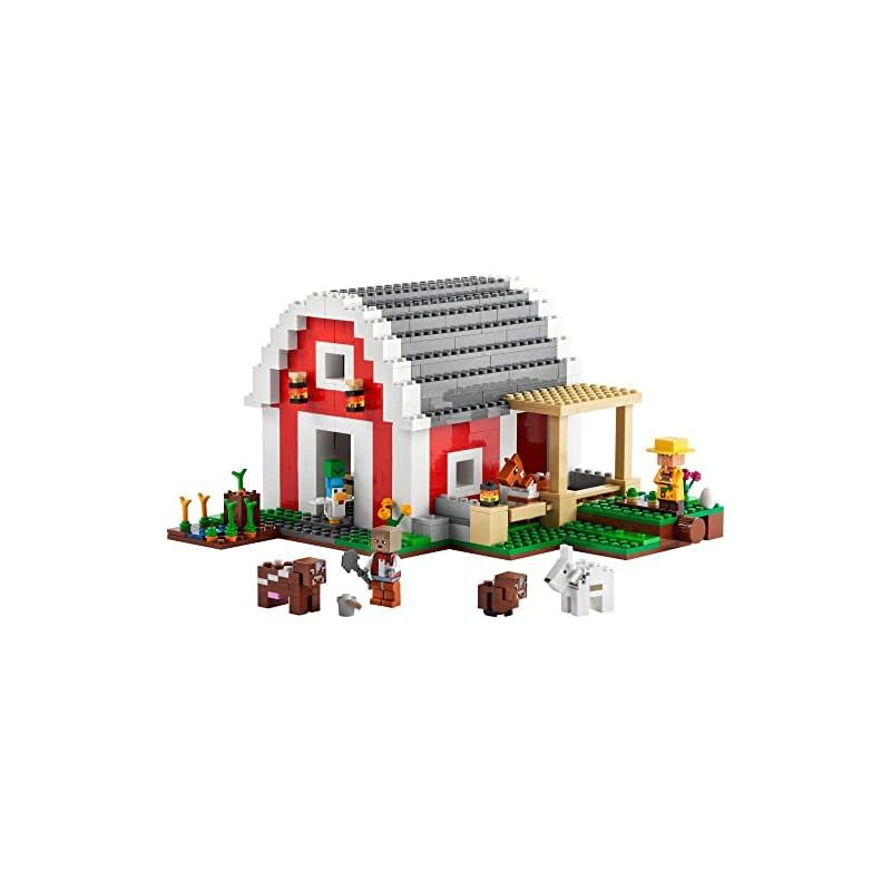 レゴ(LEGO) マインクラフト 赤い馬小屋 21187 おもちゃ ブロック プレゼント テレビゲーム 家 おうち 男の子 女の子 9歳以上 -  メルカリ