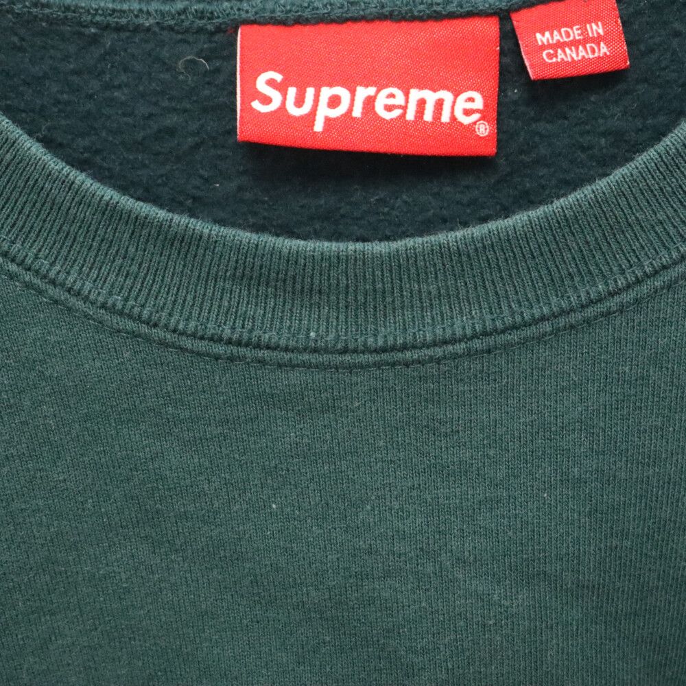 SUPREME (シュプリーム) 22AW Box Logo Crewneck ボックスロゴ クルーネックスウェットトレーナー ダークパイン グリーン  - メルカリ