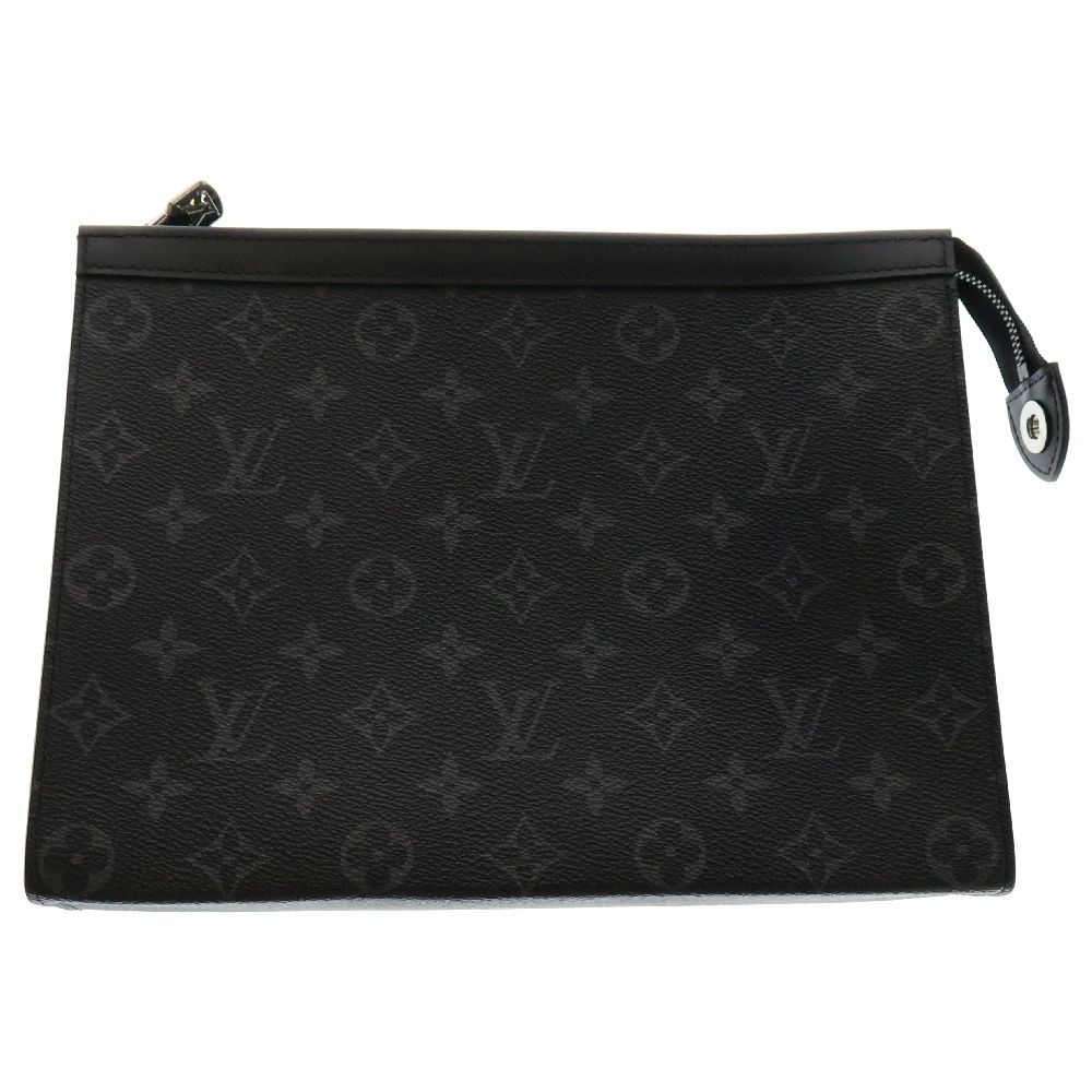 LOUIS VUITTON ルイヴィトン モノグラムエクリプス ポシェットヴォワヤージュ ブラック PVC M61692 クラッチバッグ セカンドバッグ