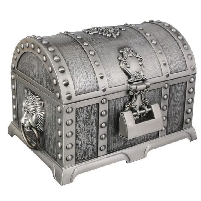 収納ボックス 宝箱 おしゃれ かわいい かっこいい レトロ 大容量 鍵