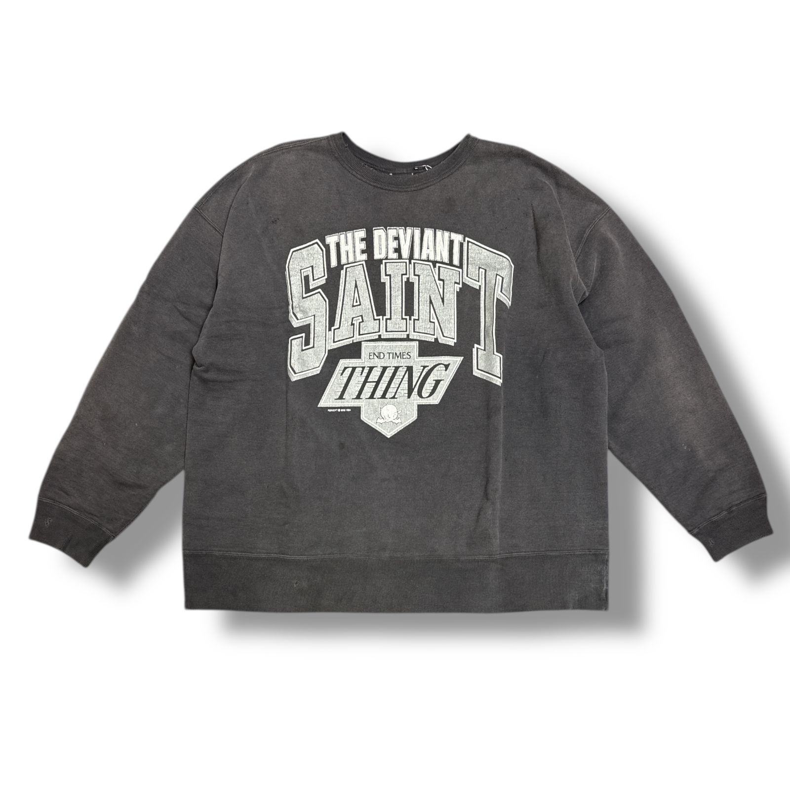 参考上代63800円 未使用品 SAINT MICHAEL 25SS CREW NECK SWEAT