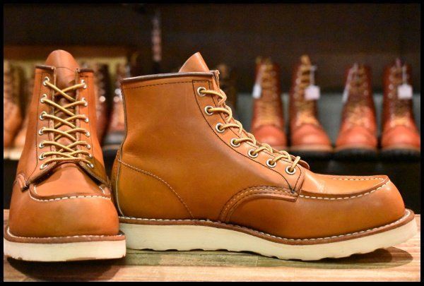 8E 20年 レッドウィング 875 アイリッシュセッター 茶 オロレガシー モックトゥ レースアップ ブーツ redwing HOPESMORE FI308