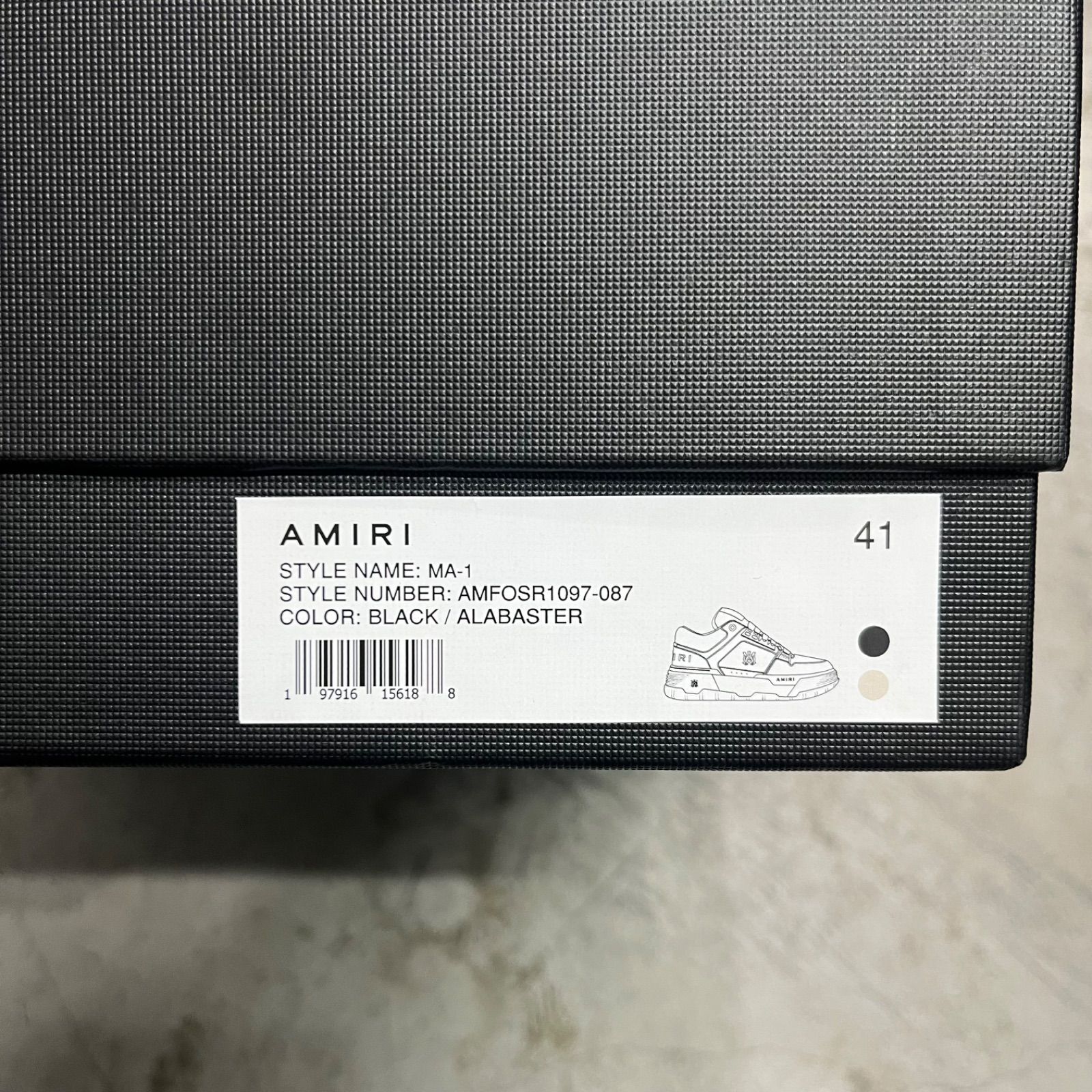 参考上代159500円 未使用品 AMIRI MA-1 レザー アラバスター 参考上代159500円 未使用品 AMIRI MA-1 レザー アラバスター