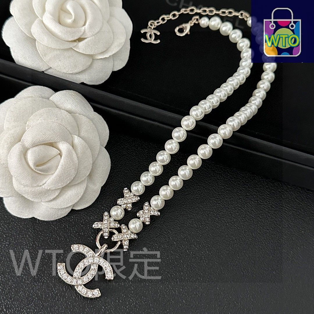 【エレガントで繊細なデザイン♪】CHANEL ネックレス 首元でエレガントに輝く♪】 CHANEL ネックレス (CHANEL