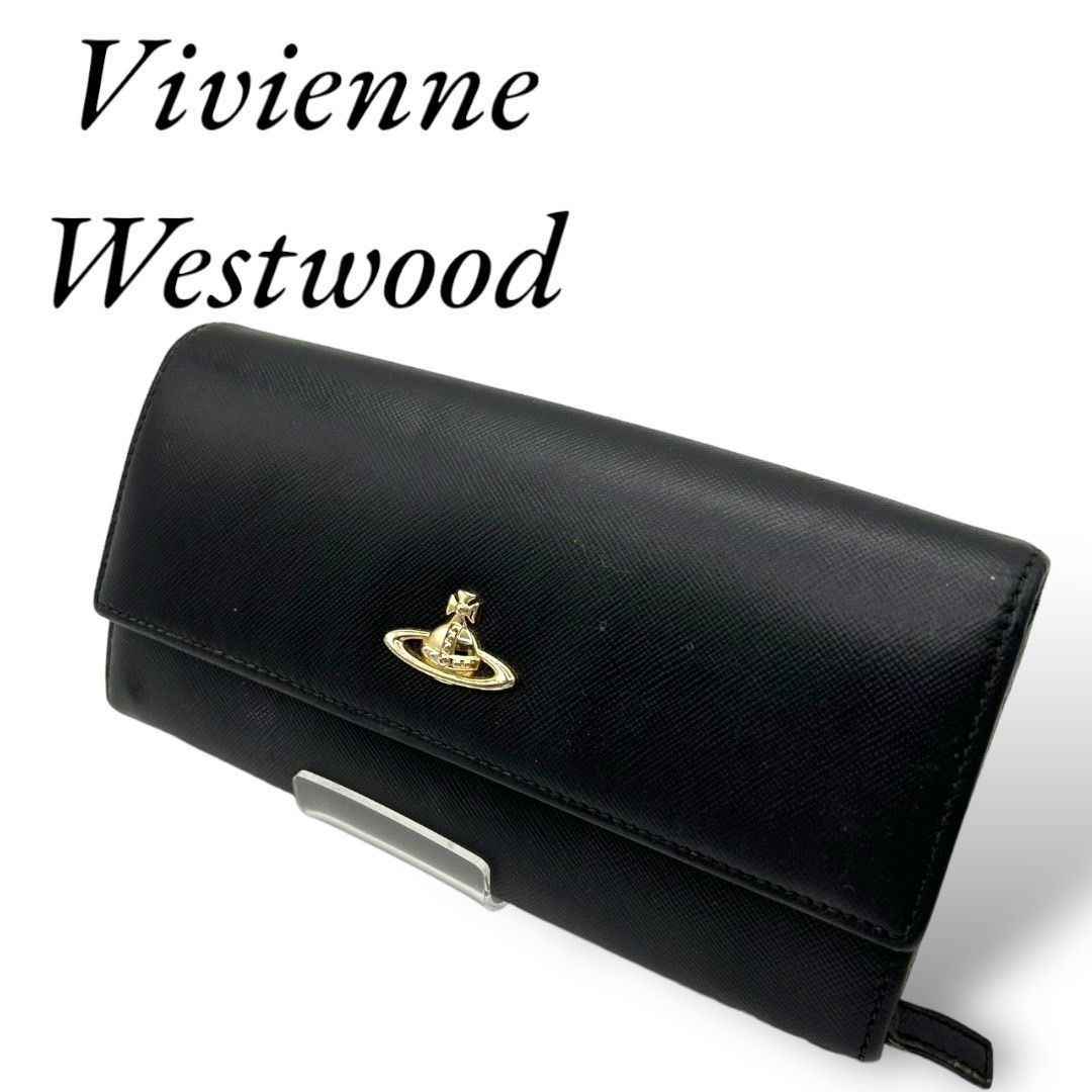 8月限定20%OFFクーポン!!】Vivienne Westwood ヴィヴィアンウエストウッド オーブ 二つ折り 長財布 黒 ブラック - メルカリ