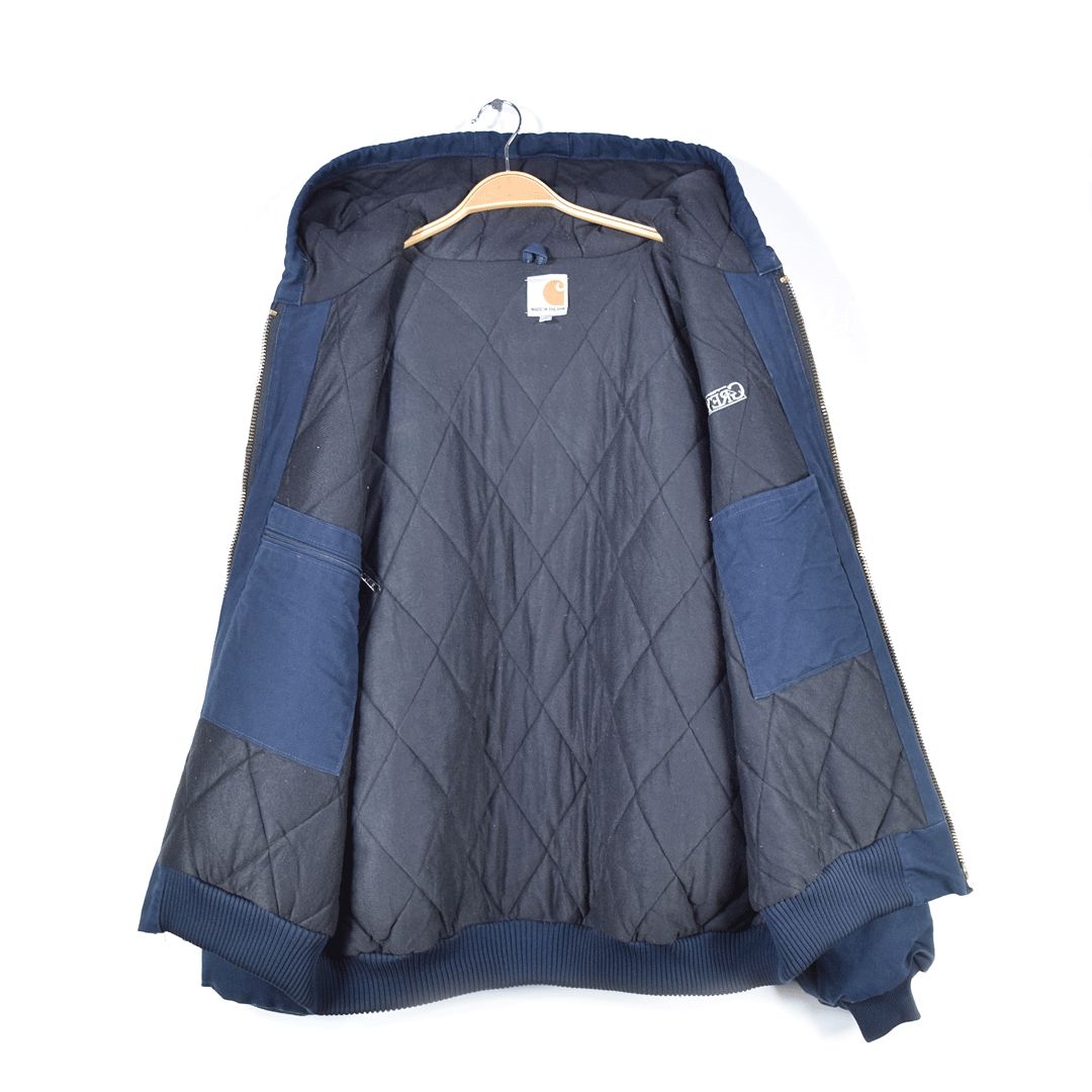 状態◎Carhartt USA アクティブジャケット企業ロゴ刺繍 カーハートL 楽天市場】90年代 USA製 Carhartt カーハート アクティブ