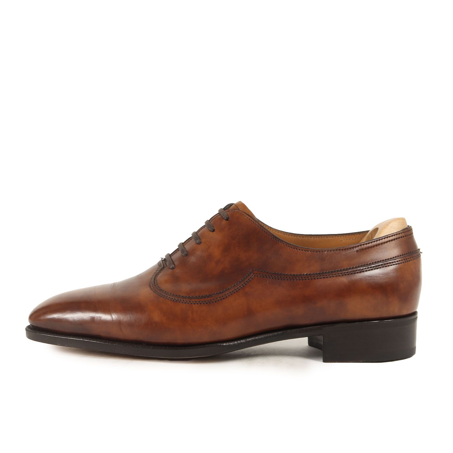 JOHN LOBB ジョンロブ サイズ UK6 25.5cm | イヤーモデル 2005 カーフレザー ドレス シューズ JOHN LOBB 2005 39213 | MADE IN ENGLAND | ブラウン | 革靴 メンズ