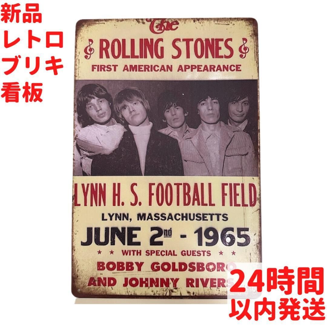 レトロ ブリキ看板 ROLLING STONES 20×30cm - メルカリ