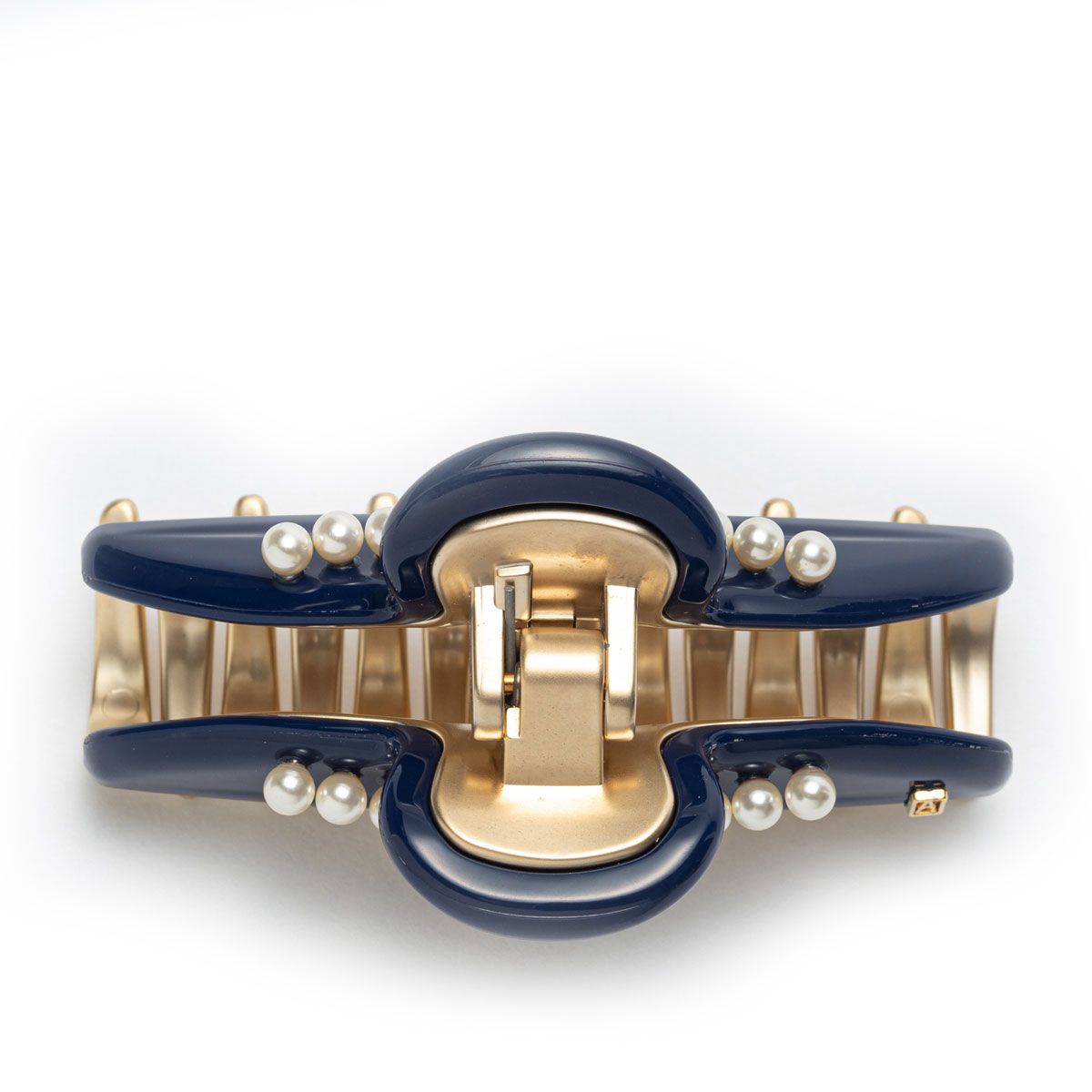 アレクサンドルドゥパリ パールMクリップ （ネイビー） アレクサンドル