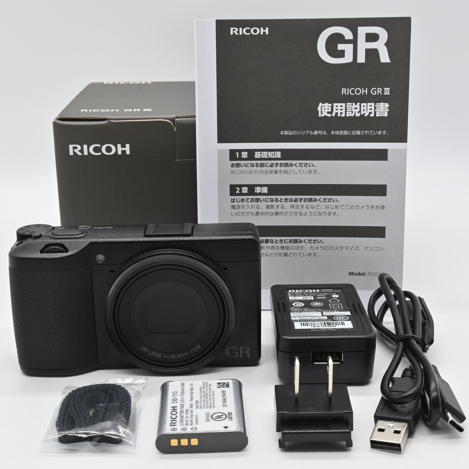 上品 RICOH GR Ⅲ ショット数 895回