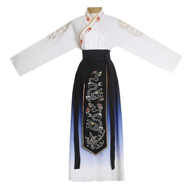 ハロウィン チャイナ服 メンズ 漢服 中華服 グラデーション 中華コスプレ衣装 長袖 上下2点セット 3点セット 龍刺しゅう 男性用 カン ハロウィン BJ0929ML WWW_TRAVELLANDINDIA_COM