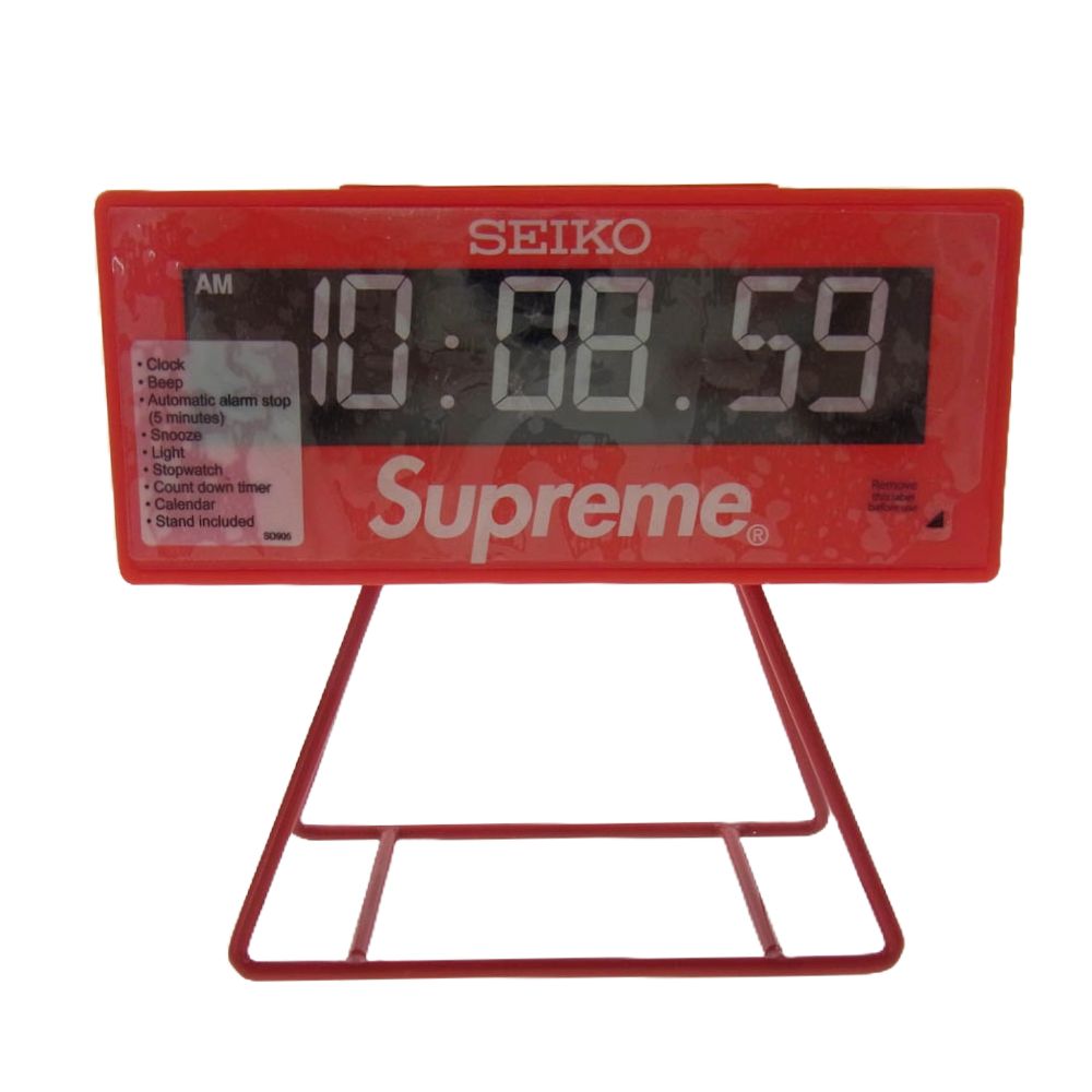 Supreme シュプリーム 21SS Seiko Marathon Clock Red セイコー
