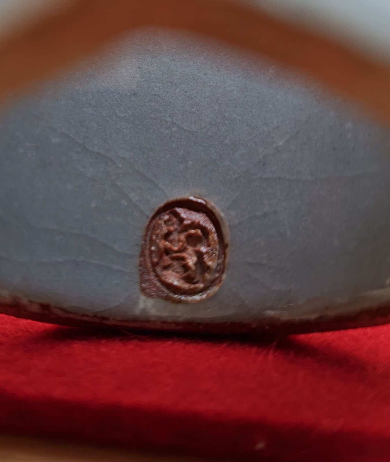 逢絢亭・新品】茶道具 蓋置 京焼 栗の形 山川敦司 ショップ 共箱入り