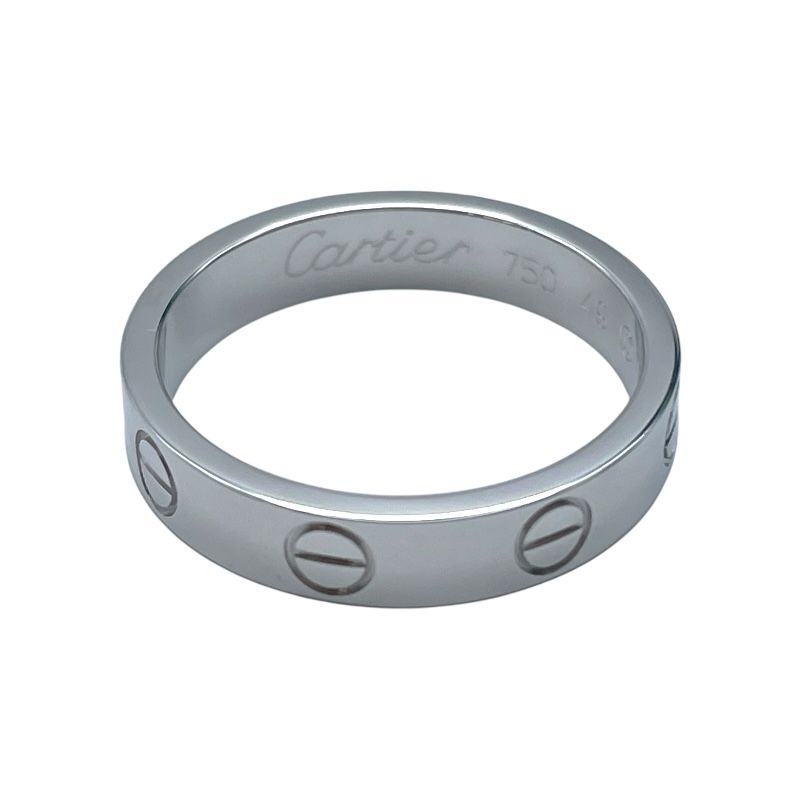 証明書あり　Cartier ミニラブリング　ホワイトゴールド　750 カルティエ Cartier - 証明書あり Cartier ミニラブリング ホワイトゴールド