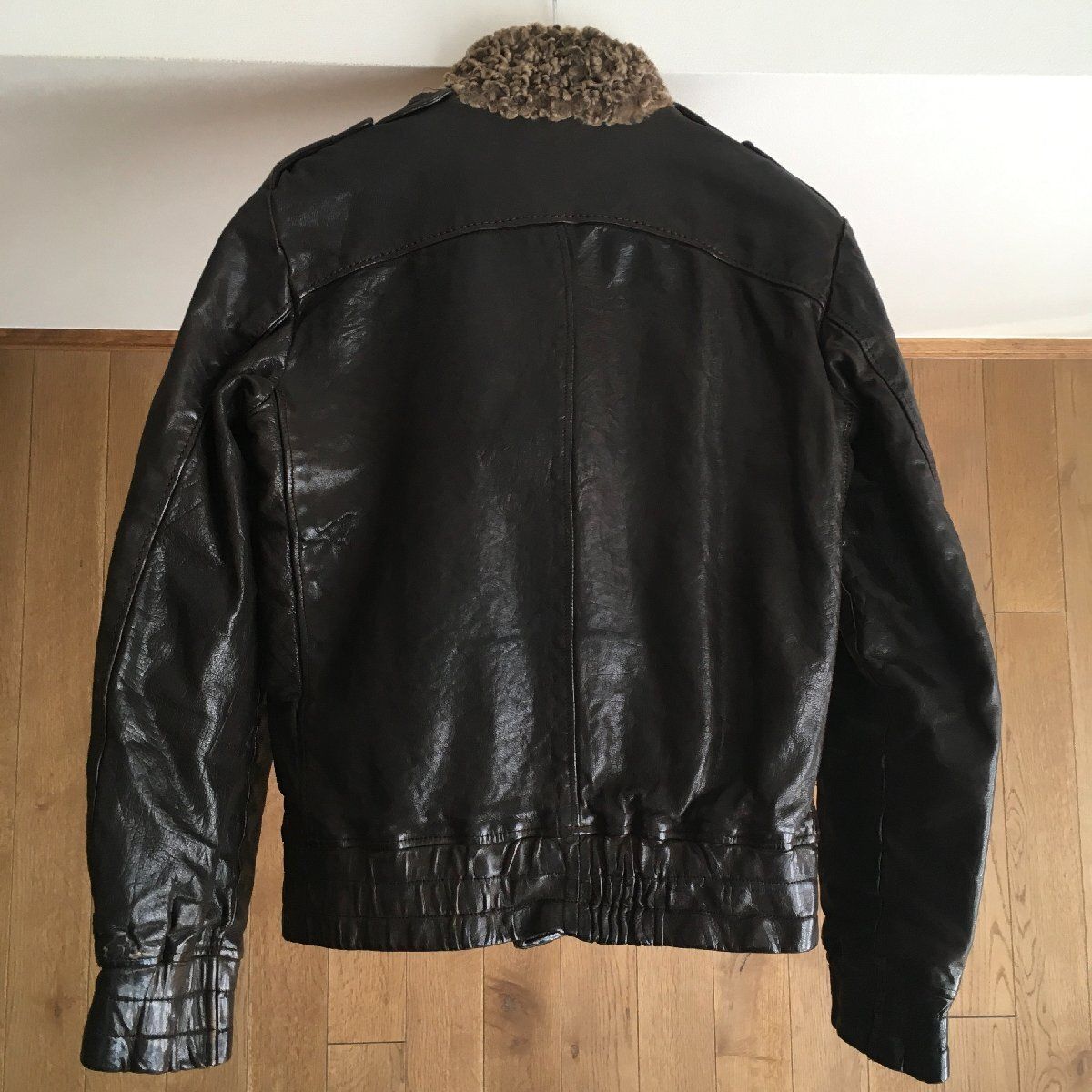 美品 サンタクローチェ SANTACROCE 本革 レザー ジャケット - メルカリ