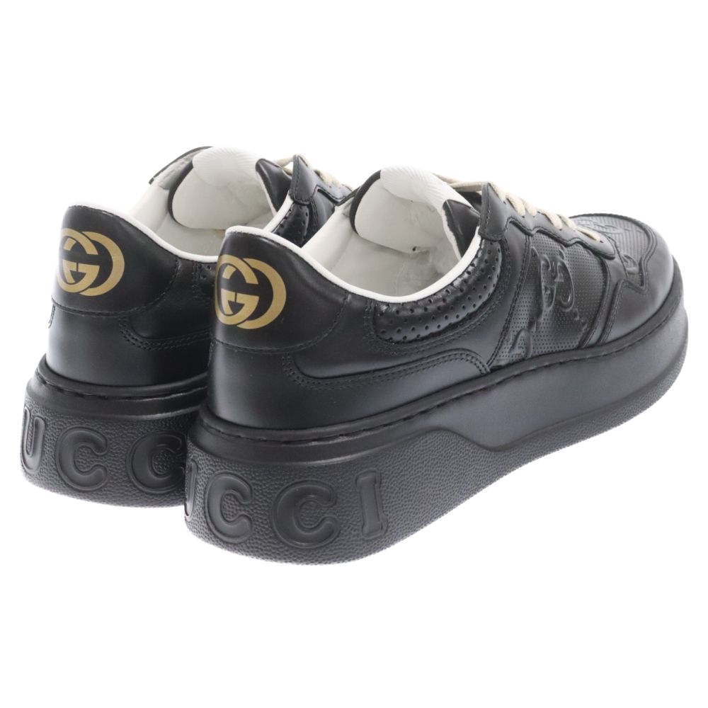 【セール】グッチ☆GGエンボス レザースニーカー☆669582 1068 グッチ GUCCI 669582 1XL10 スニーカー メンズ シューズ GG