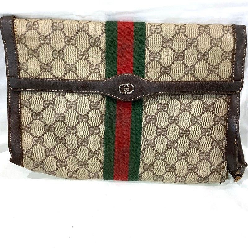 GUCCI グッチ オールドグッチ シェリー シェリーライン クラッチバッグ