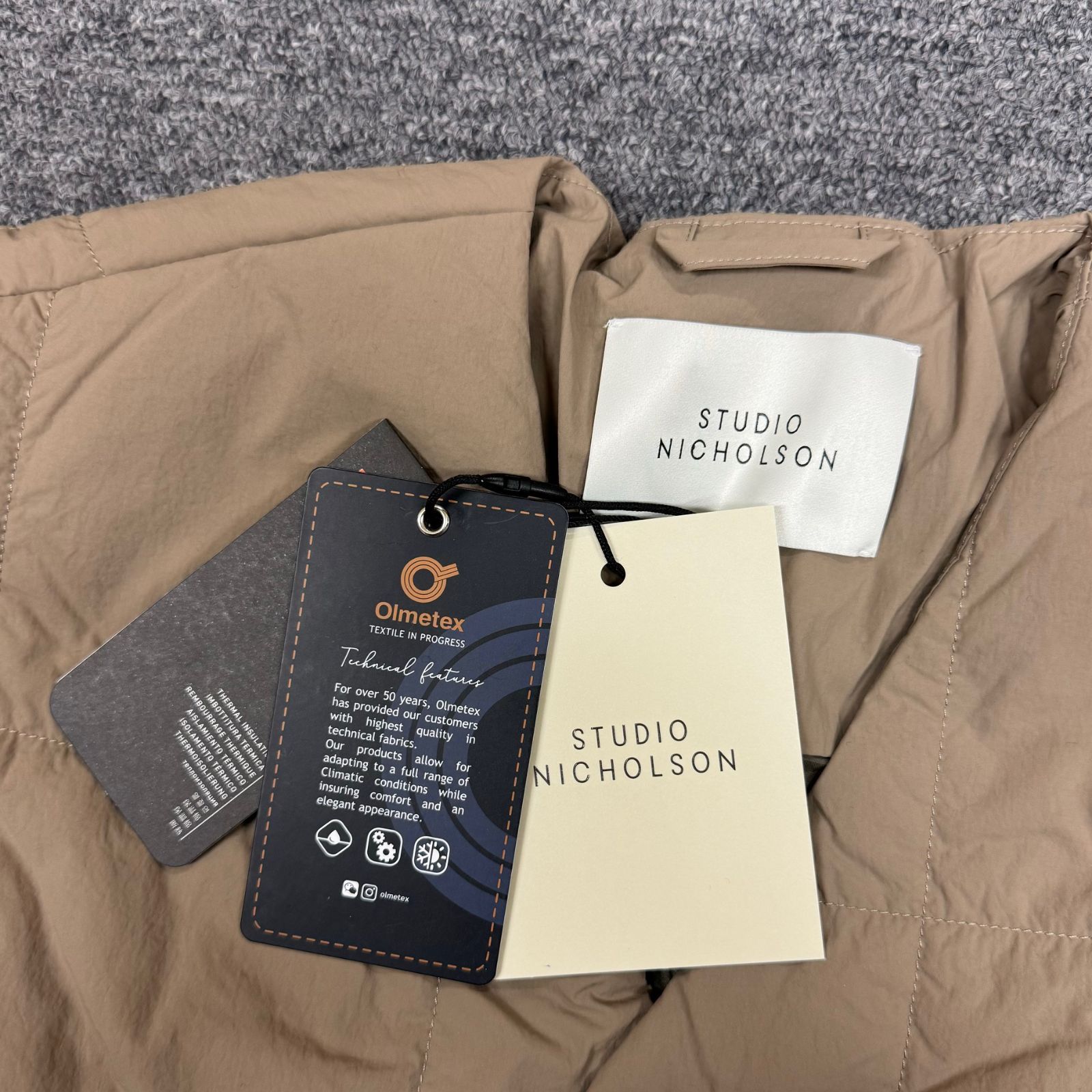 定価69300円 新品 STUDIO NICHOLSON 22AW PRIVATE WADDED JACKET