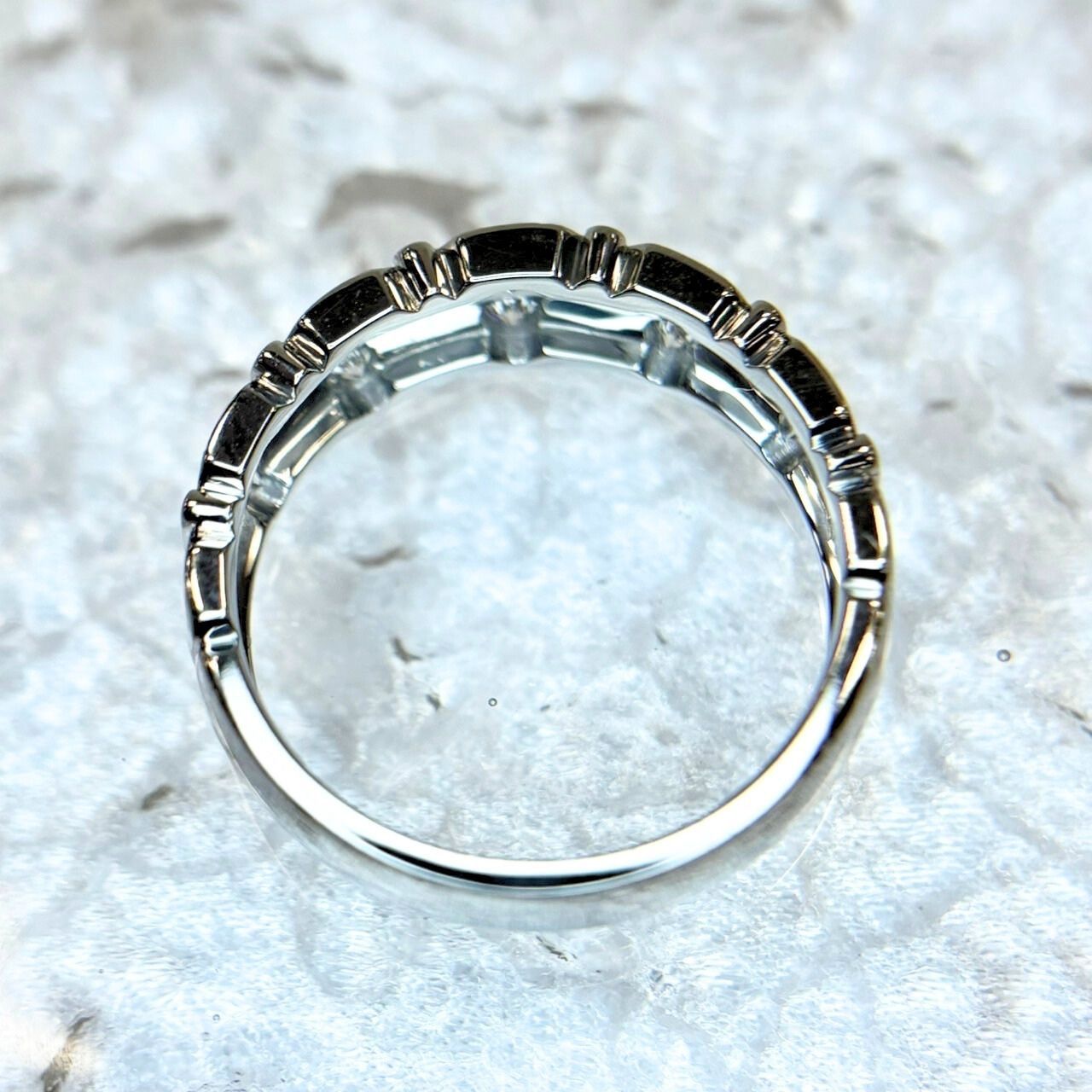 Pt900 天然 ダイヤモンド 0.51ct リング - メルカリ