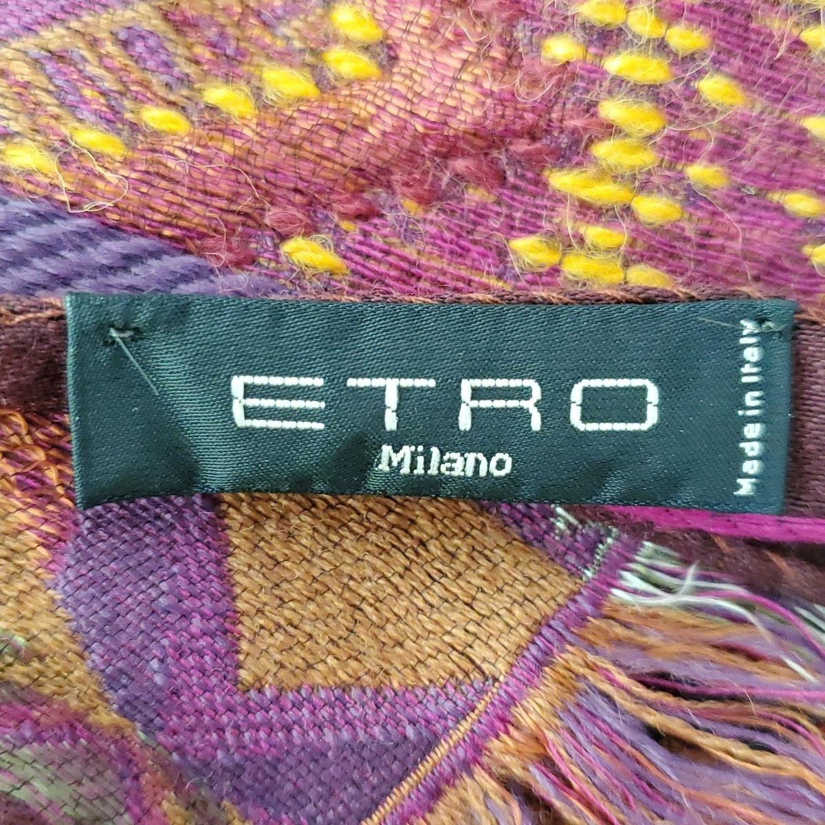 ETRO(エトロ) ストール(ショール) - ボルドー×パープル×マルチ