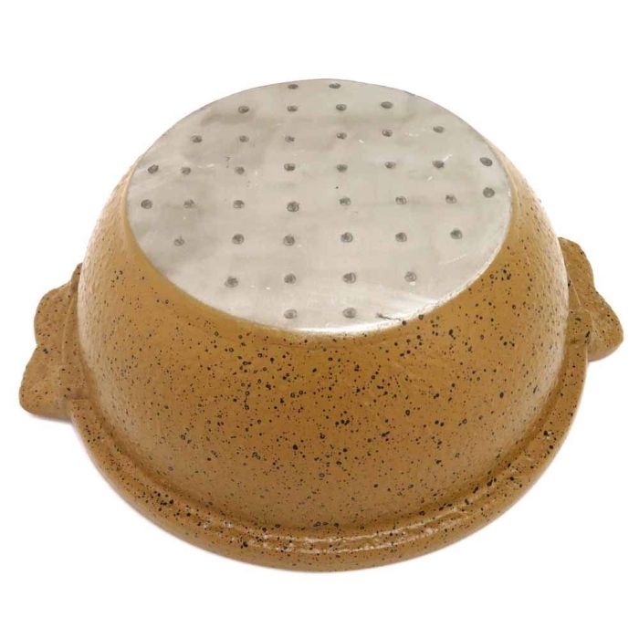 遠藤商事(Endo Shoji) アルミ合金　黄瀬戸土鍋風鍋　２７cm QDN08027 遠藤商事 アルミ合金 黄瀬戸土鍋風鍋 30cm QDN08030送料無料 遠藤