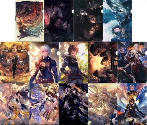 クリアファイル 全14種セット GRANBLUE FANTASY-グランブルーファンタジー- グラブルエクストラフェス2019 000 トレーディングA4クリアファイル
