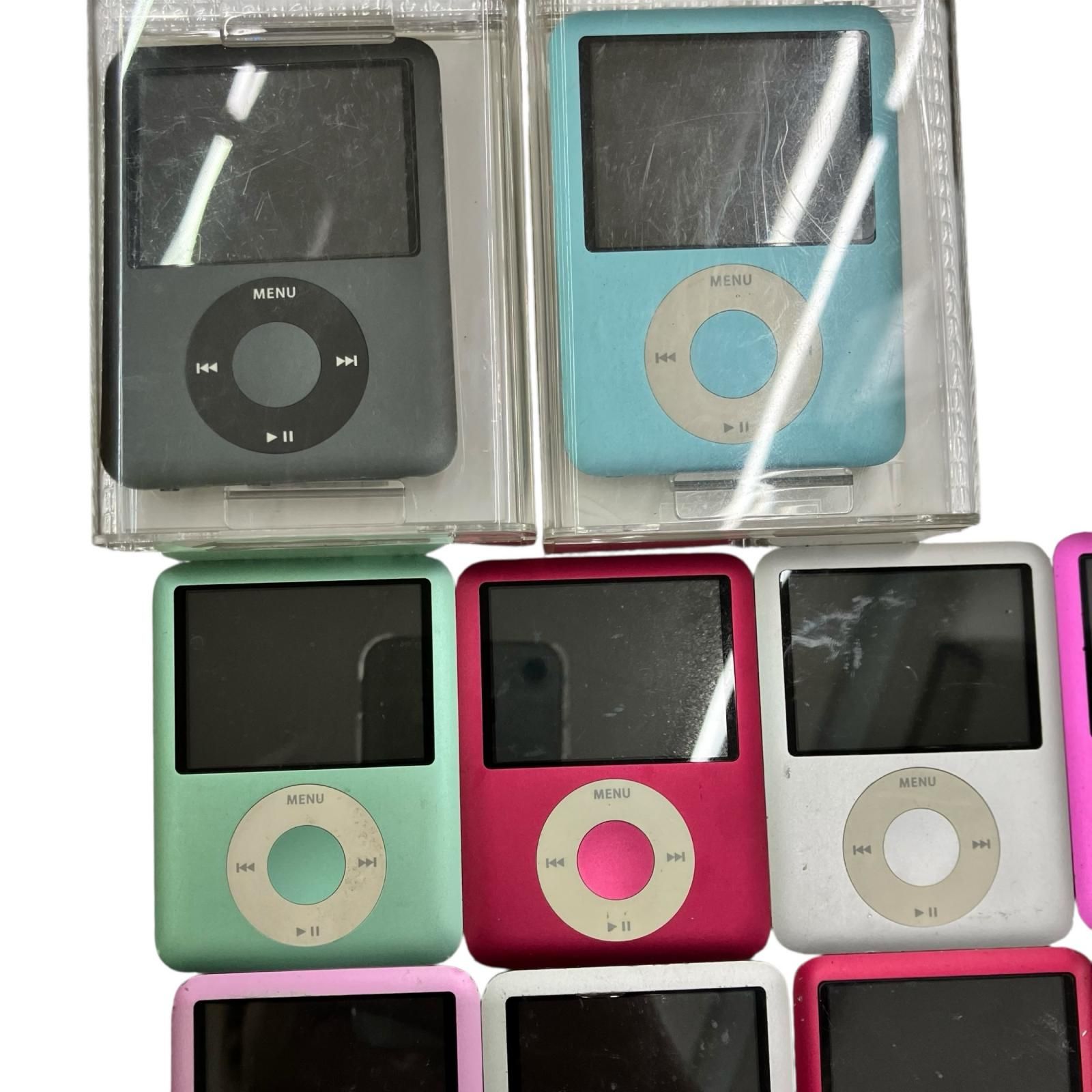 186001 現状品 Apple アップル iPod nano第3世代 A1236 15点まとめ売り 