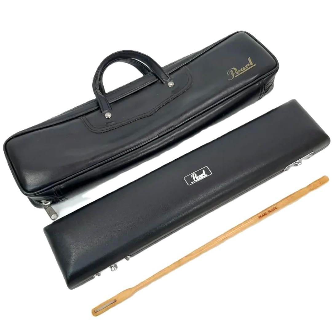 Pearl パール フルート PF-501E Eメカ 銀めっき ハードケース付き