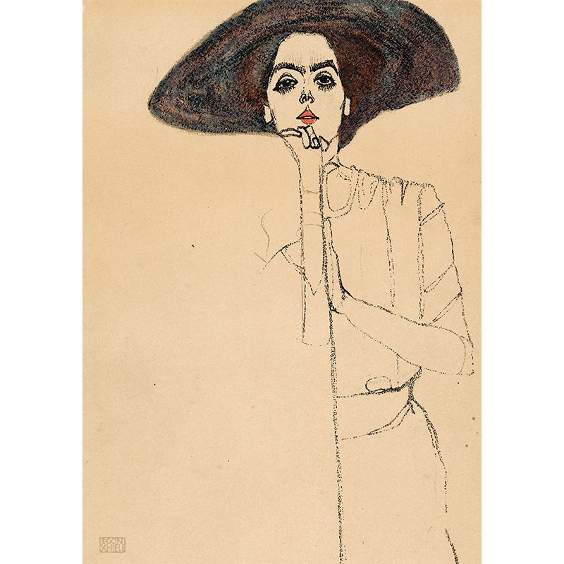 A3サイズ エゴンシーレ ポスター 女性の肖像 II シーレ アートポスター