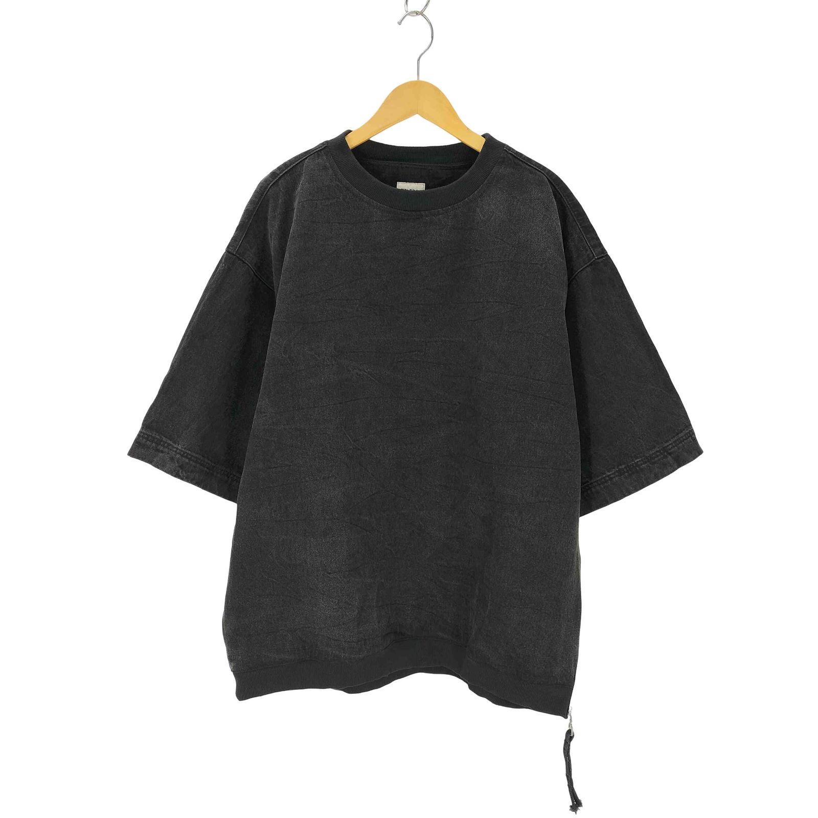 ザラ ZARA ZIP-UP DENIM T-SHIRT ジッパーデニムスウェット