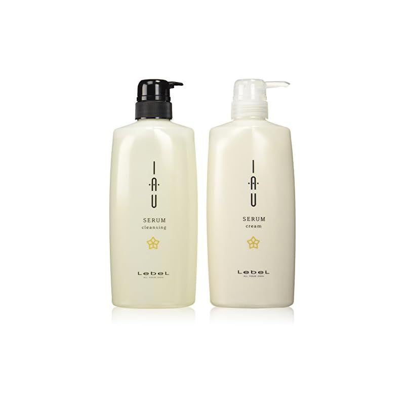 ルベル イオ セラム クレンジング シャンプー 600mL u0026 クリーム トリートメント 600mL セット Lebel iau SERUM