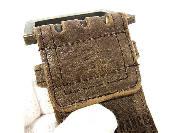 □美品□ John Galliano ジョンガリアーノ レザー ベルト 表記サイズ L