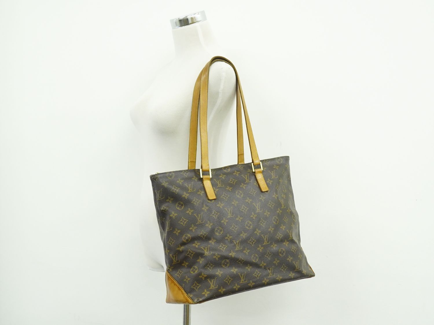 本物 ルイヴィトン LOUIS VUITTON LV カバメゾ モノグラム