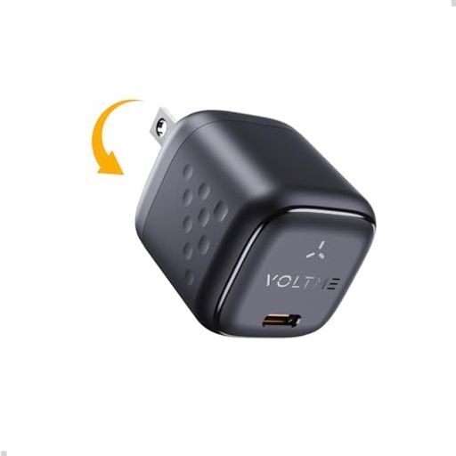 充電器type-c30W【2024新登場・超小型】VOLTMEPDu0026PPS対応折畳式プラグタイプc充電器GaNIII(窒化ガリウム)採用コンパクトPSE技術基準適急速充電器type-cスマホ充電器PD対応