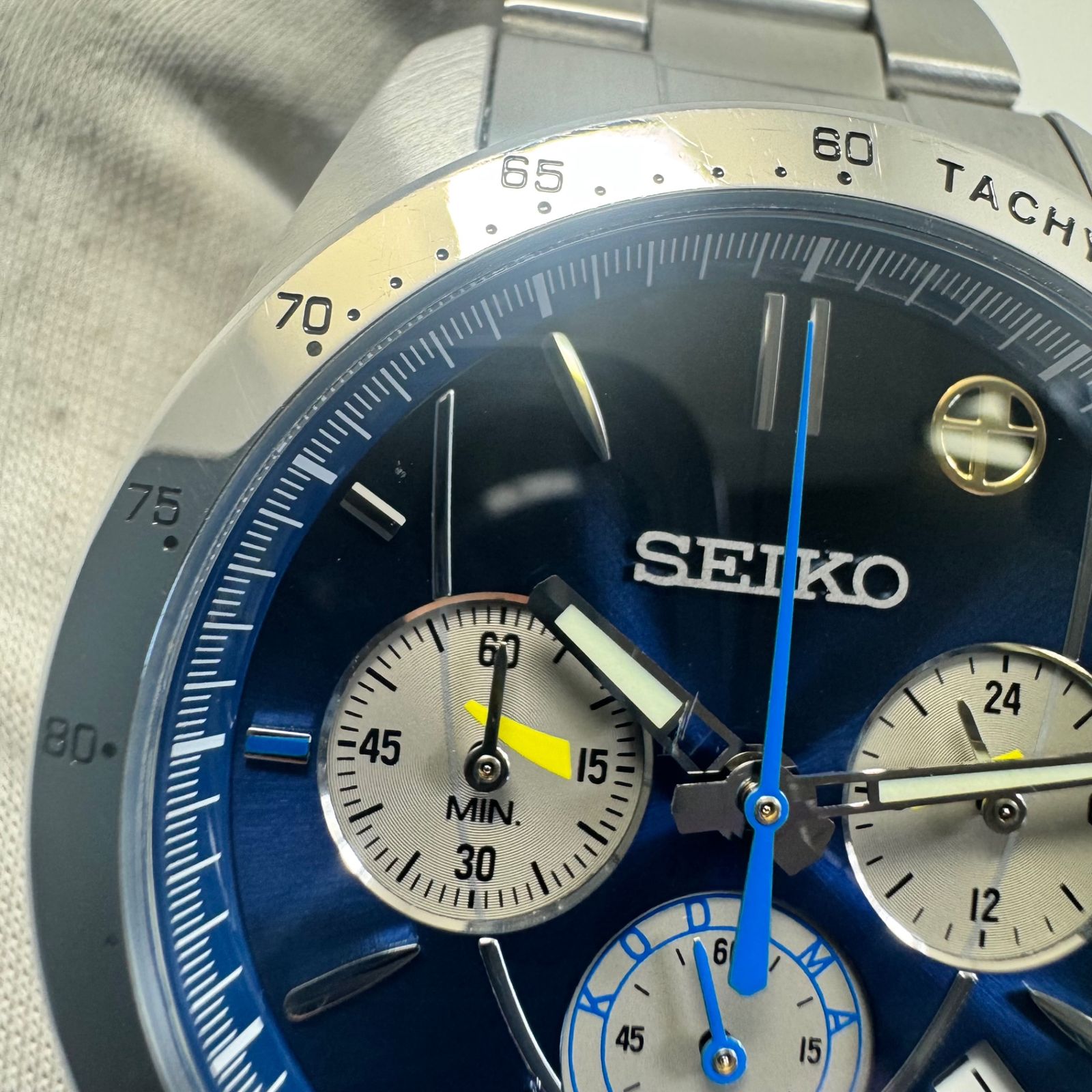 希少】腕時計 メンズ セイコー SEIKO 8T63-0100 500系こだまウォッチ  